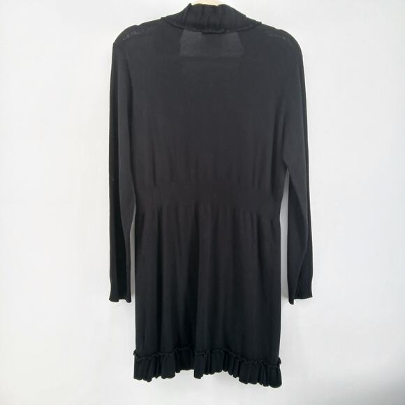 Vintage Y2K Ruffle Waterfall Cardigan Duster Size SM Boho Romantic Feminine - Picture 5 of 9